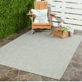 thumbnail image 1 of SAFAVIEH Courtyard Samson Solid Indoor/Outdoor Area Rug, Grey/Turquoise, 5'3" x 7'7", 1 of 8