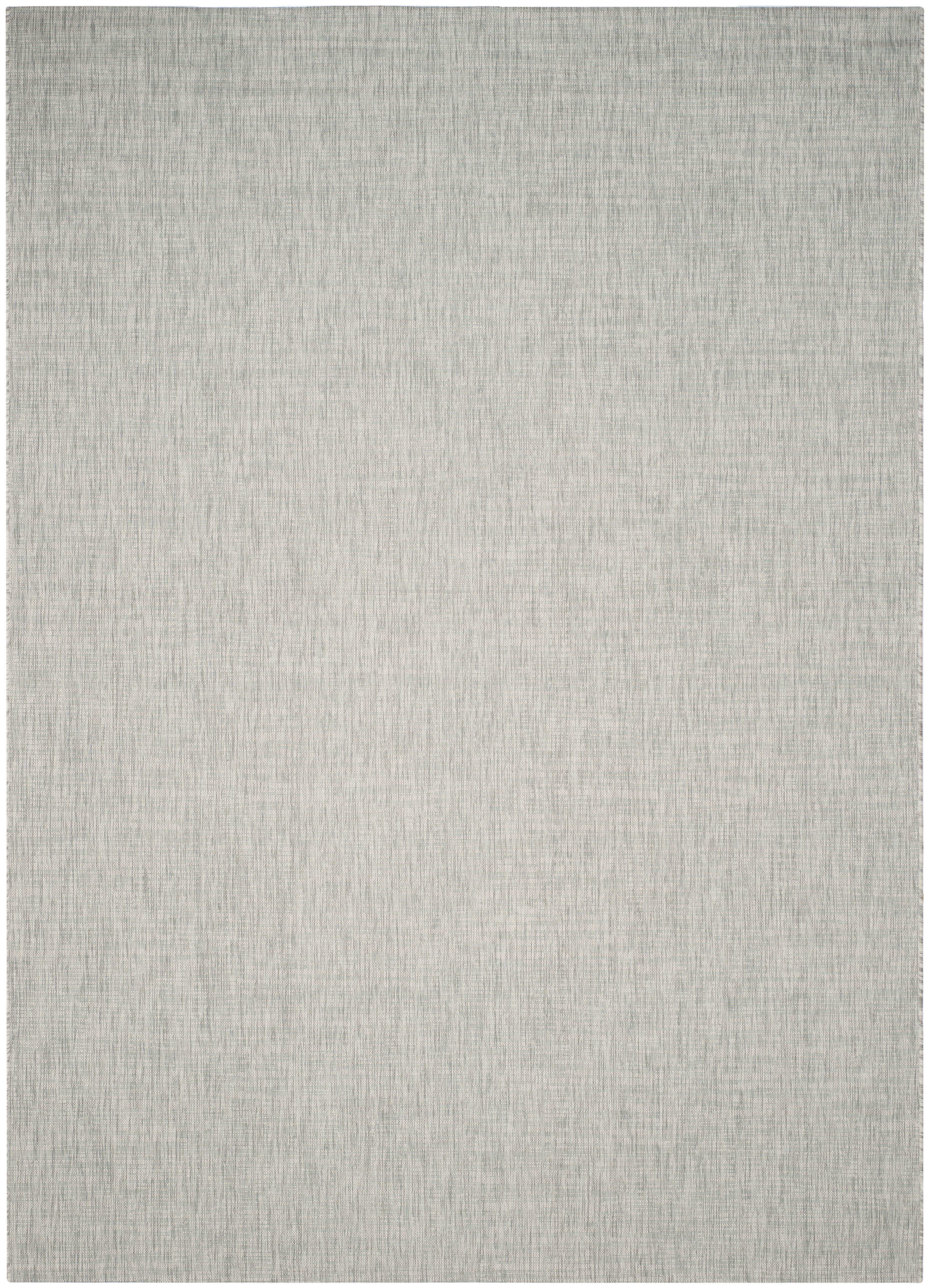 SAFAVIEH Courtyard Samson Solid Indoor/Outdoor Area Rug, Grey/Turquoise, 9' x 12'