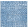 thumbnail image 1 of SAFAVIEH Courtyard Searlait Geometric Indoor/Outdoor Area Rug, Blue/Ivory, 6'7" x 6'7" Square, 1 of 8