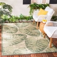 thumbnail image 1 of Safavieh Courtyard Seymor Botanical Indoor/Outdoor Area Rug, Beige/Green, 4' x 5'7", 1 of 13