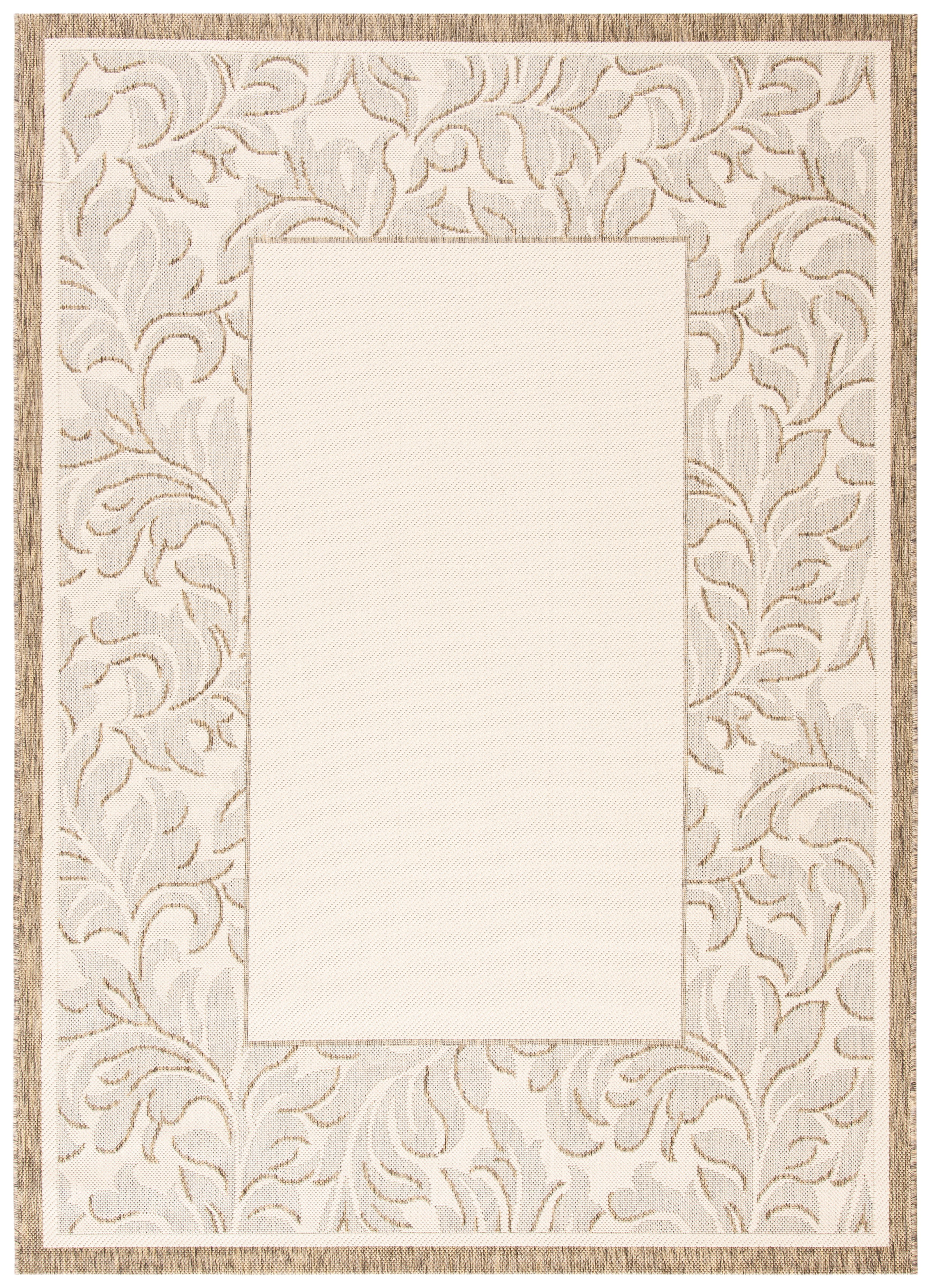 Safavieh Courtyard Steve Oriental Indoor/Outdoor Area Rug, Natural/Brown, 5'3" x 7'7"