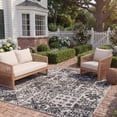 thumbnail image 1 of Safavieh Courtyard Taegan Floral Indoor/Outdoor Area Rug, Black/Beige, 8' x 11', 1 of 10