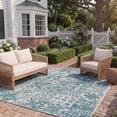 thumbnail image 1 of Safavieh Courtyard Taegan Floral Indoor/Outdoor Area Rug, Blue/Gray, 8' x 11', 1 of 10