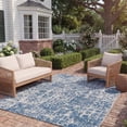 thumbnail image 1 of Safavieh Courtyard Taegan Floral Indoor/Outdoor Area Rug, Navy/Gray, 8' x 11', 1 of 10