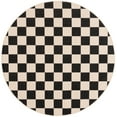 thumbnail image 1 of SAFAVIEH Courtyard Talbot Checkered Indoor/Outdoor Area Rug, Black/Beige, 2'7" x 2'7" Round, 1 of 6