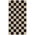 thumbnail image 1 of SAFAVIEH Courtyard Talbot Checkered Indoor/Outdoor Area Rug, Black/Beige, 2'7" x 5', 1 of 13