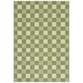thumbnail image 1 of SAFAVIEH Courtyard Talbot Checkered Indoor/Outdoor Area Rug, Green/Sage, 5'3" x 7'6", 1 of 12