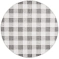 thumbnail image 1 of SAFAVIEH Courtyard Talbot Checkered Indoor/Outdoor Area Rug, Grey/Dark Grey, 6'7" x 6'7" Round, 1 of 11