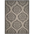 thumbnail image 1 of Safavieh Courtyard Tayler Geometric Indoor/Outdoor Area Rug, Black/Gray, 8' x 11', 1 of 11