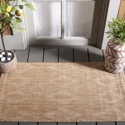 Safavieh Courtyard Teodor Geometric Indoor/Outdoor Area Rug, Natural, 2' x 3'7"