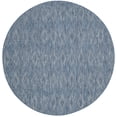 thumbnail image 1 of Safavieh Courtyard Teodor Geometric Indoor/Outdoor Area Rug, Navy, 4' x 4' Round, 1 of 10