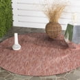 thumbnail image 1 of Safavieh Courtyard Teodor Geometric Indoor/Outdoor Area Rug, Red, 4' x 4' Round, 1 of 9