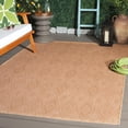 thumbnail image 1 of Safavieh Courtyard Teodor Geometric Indoor/Outdoor Area Rug, Natural, 4' x 4' Square, 1 of 15