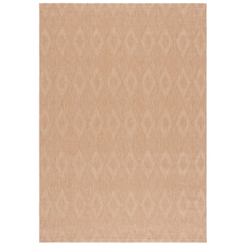 Courtyard Teodor Geometric Indoor/Outdoor Area Rug, Natural, 5'3" x 7'7"