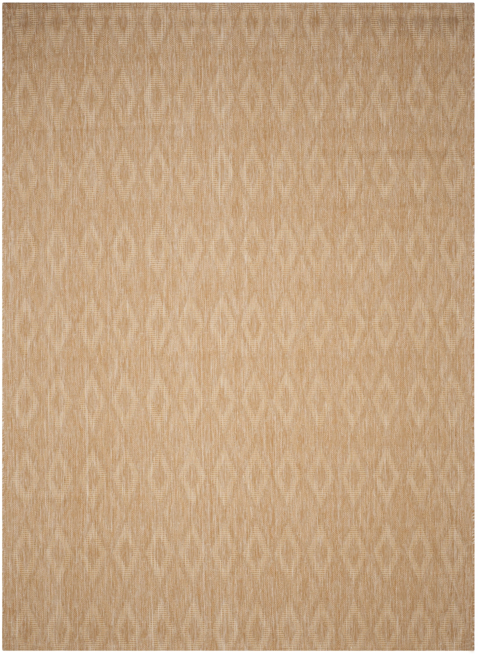 Reversible Easy-Care Gray Synthetic Area Rug, 9' x 12'