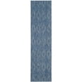 thumbnail image 1 of Safavieh Courtyard Teodor Geometric Indoor/Outdoor Runner Rug, Navy, 2'3" x 14', 1 of 11