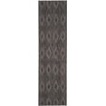 thumbnail image 1 of Safavieh Courtyard Teodor Geometric Indoor/Outdoor Runner Rug, Black, 2'3" x 6'7", 1 of 11