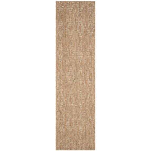 Safavieh Courtyard Teodor Geometric Indoor/Outdoor Runner Rug, Natural, 2'3" x 8'