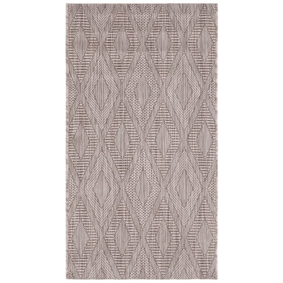 Safavieh Courtyard Teodor Geometric Indoor/Outdoor Area Rug, Beige, 2' x 3'7"