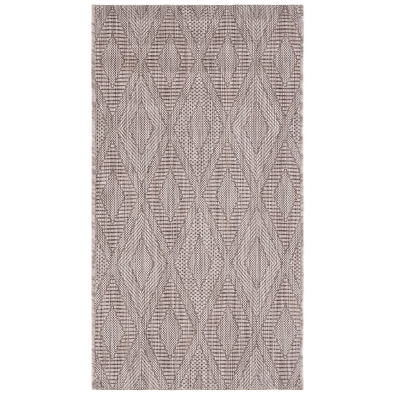 Safavieh Courtyard Teodor Geometric Indoor/Outdoor Area Rug, Beige, 2' x 3'7"