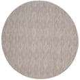 thumbnail image 1 of Safavieh Courtyard Teodor Geometric Indoor/Outdoor Area Rug, Beige, 5'3" x 5'3" Round, 1 of 8