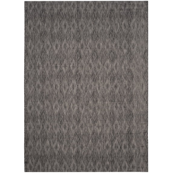 Safavieh Courtyard Teodor Geometric Indoor/Outdoor Area Rug, Black, 8' x 11'