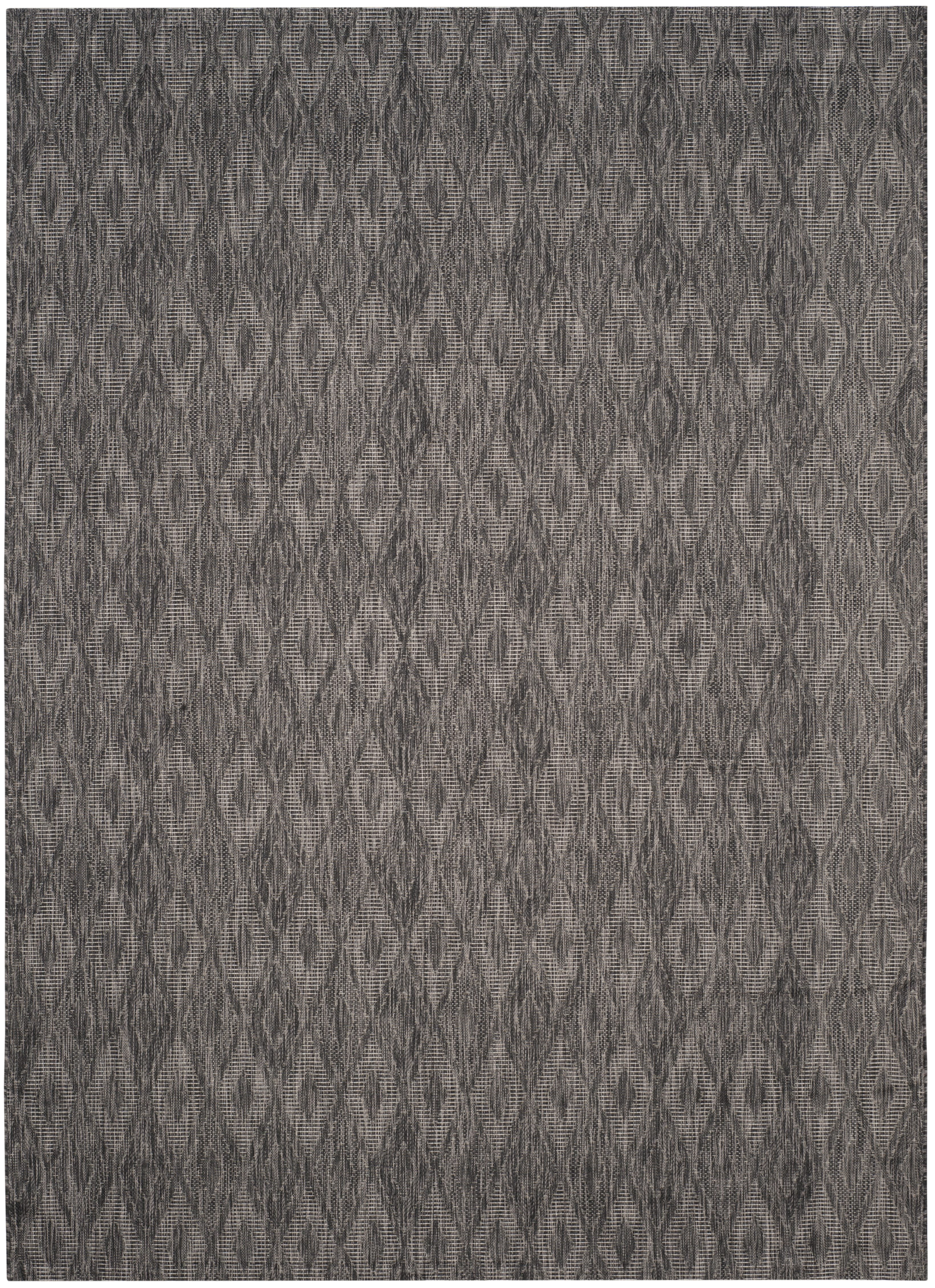 Safavieh Courtyard Teodor Geometric Indoor/Outdoor Area Rug, Black, 9' x 12'