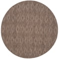 thumbnail image 1 of Safavieh Courtyard Teodor Geometric Indoor/Outdoor Area Rug, Brown, 4' x 4' Round, 1 of 8