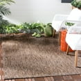 thumbnail image 1 of Safavieh Courtyard Teodor Geometric Indoor/Outdoor Area Rug, Brown, 6'7" x 9'6", 1 of 13