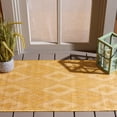 thumbnail image 1 of Safavieh Courtyard Teodor Geometric Indoor/Outdoor Area Rug, Gold, 2' x 3'7", 1 of 8