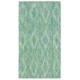thumbnail image 1 of Safavieh Courtyard Teodor Geometric Indoor/Outdoor Area Rug, Green, 2'7" x 5', 1 of 14
