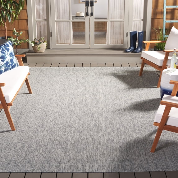 Safavieh Courtyard Teodor Geometric Indoor/Outdoor Area Rug, Gray, 8' x 10'