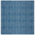 thumbnail image 1 of Safavieh Courtyard Teodor Geometric Indoor/Outdoor Area Rug, Navy, 9' x 9' Square, 1 of 14