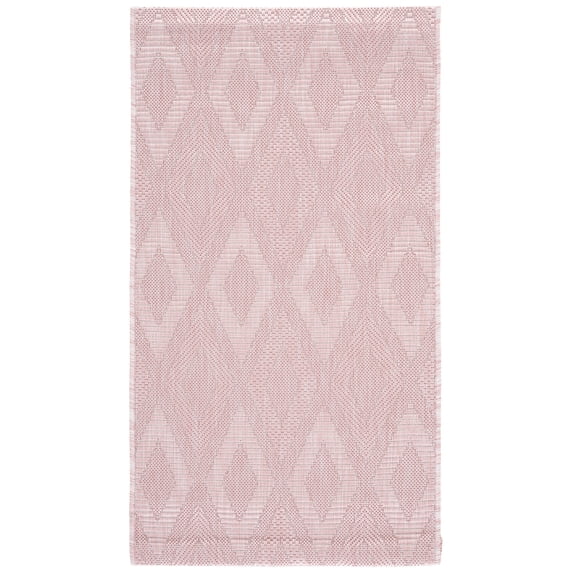 Safavieh Courtyard Teodor Geometric Indoor/Outdoor Area Rug, Pink, 2'7" x 5'