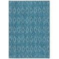 thumbnail image 1 of Safavieh Courtyard Teodor Geometric Indoor/Outdoor Area Rug, Turquoise/Blue, 5'3" x 7'7", 1 of 14