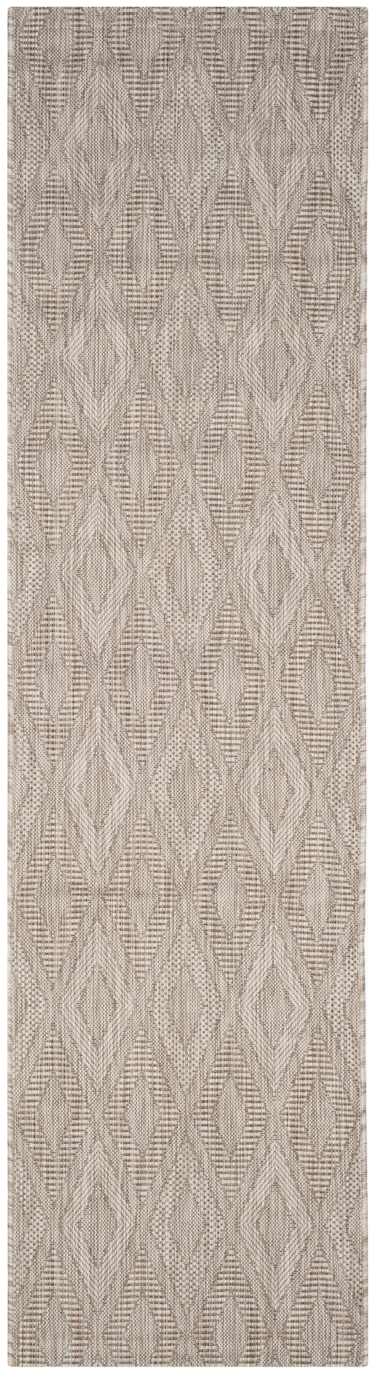 Safavieh Courtyard Teodor Geometric Indoor/Outdoor Runner Rug, Beige, 2'3" x 6'7"