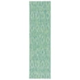 thumbnail image 1 of Safavieh Courtyard Teodor Geometric Indoor/Outdoor Runner Rug, Green, 2'3" x 8', 1 of 10