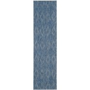 Safavieh Tappeto Indoor/Outdoor Barbados Collection - 122x183 Cm - Oro/Blu - Tropical Beach - Antimacchia E UV