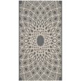 thumbnail image 1 of SAFAVIEH Courtyard Thane Abstract Indoor/Outdoor Area Rug, Anthracite/Beige, 2' x 3'7", 1 of 10