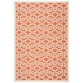 thumbnail image 1 of SAFAVIEH Courtyard Thurstan Geometric Indoor/Outdoor Area Rug, 5'3" x 7'7", Terracotta/Beige, 1 of 8