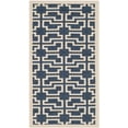 thumbnail image 1 of SAFAVIEH Courtyard Thurstan Geometric Indoor/Outdoor Area Rug, Navy/Beige, 2' x 3'7", 1 of 7