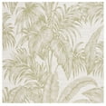 thumbnail image 1 of SAFAVIEH Courtyard Twyla Botanical Indoor/Outdoor Area Rug, Ivory/Green, 6'7" x 6'7" Square, 1 of 10