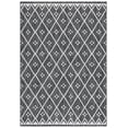 thumbnail image 1 of SAFAVIEH Courtyard Wasif Geometric Indoor/Outdoor Area Rug, Black/Ivory, 8' x 10', 1 of 6