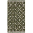 thumbnail image 1 of SAFAVIEH Courtyard Wasif Geometric Indoor/Outdoor Area Rug, Green/Grey, 2'7" x 5', 1 of 11