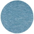thumbnail image 1 of SAFAVIEH Courtyard Wayra Solid Indoor/Outdoor Area Rug, Navy/Navy, 6'7" x 6'7" Round, 1 of 6