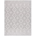 thumbnail image 1 of SAFAVIEH Courtyard Wyatt Geometric Indoor/Outdoor Area Rug, Light Grey/Dark Grey, 8' x 10', 1 of 12