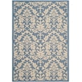 thumbnail image 1 of SAFAVIEH Courtyard Yvette Floral Indoor/Outdoor Area Rug, 6'7" x 9'6", Blue/Natural, 1 of 5