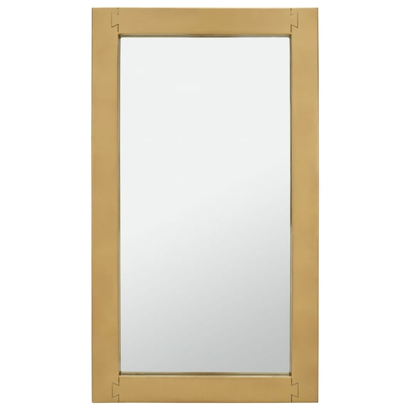 SAFAVIEH Couture Ayden 26" x 48" Brass Glam Leaner Mirror