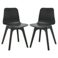 thumbnail image 1 of SAFAVIEH Couture Damiano Classic PP Solid Dining Side Chair, Black (Set of 2), 1 of 14