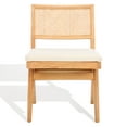 thumbnail image 1 of SAFAVIEH Couture Jaqueline Modern Boucle Solid Dining Side Chair, Beige/Natural, 1 of 14